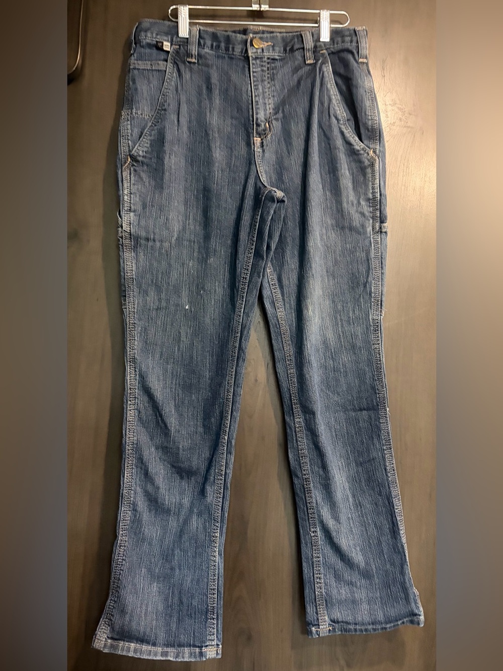 Carhartt Women's Straight-Leg Denim Jeans in Medium Blue